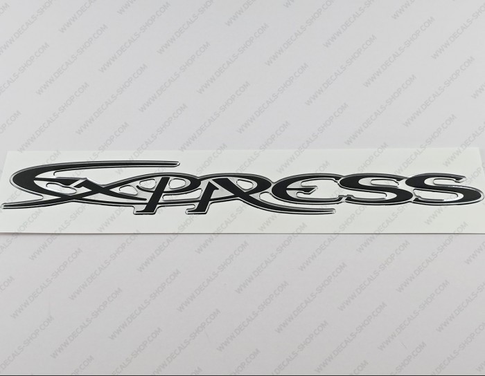Cruisers Yachts Express Chrome/Black Raised Domed 3D Decal 17.5" x 2.5" 1pcs. Cruisers Yachts Express Chrome/Black Raised Domed 3D Decal 17.5" x 2.5" 1pcs.